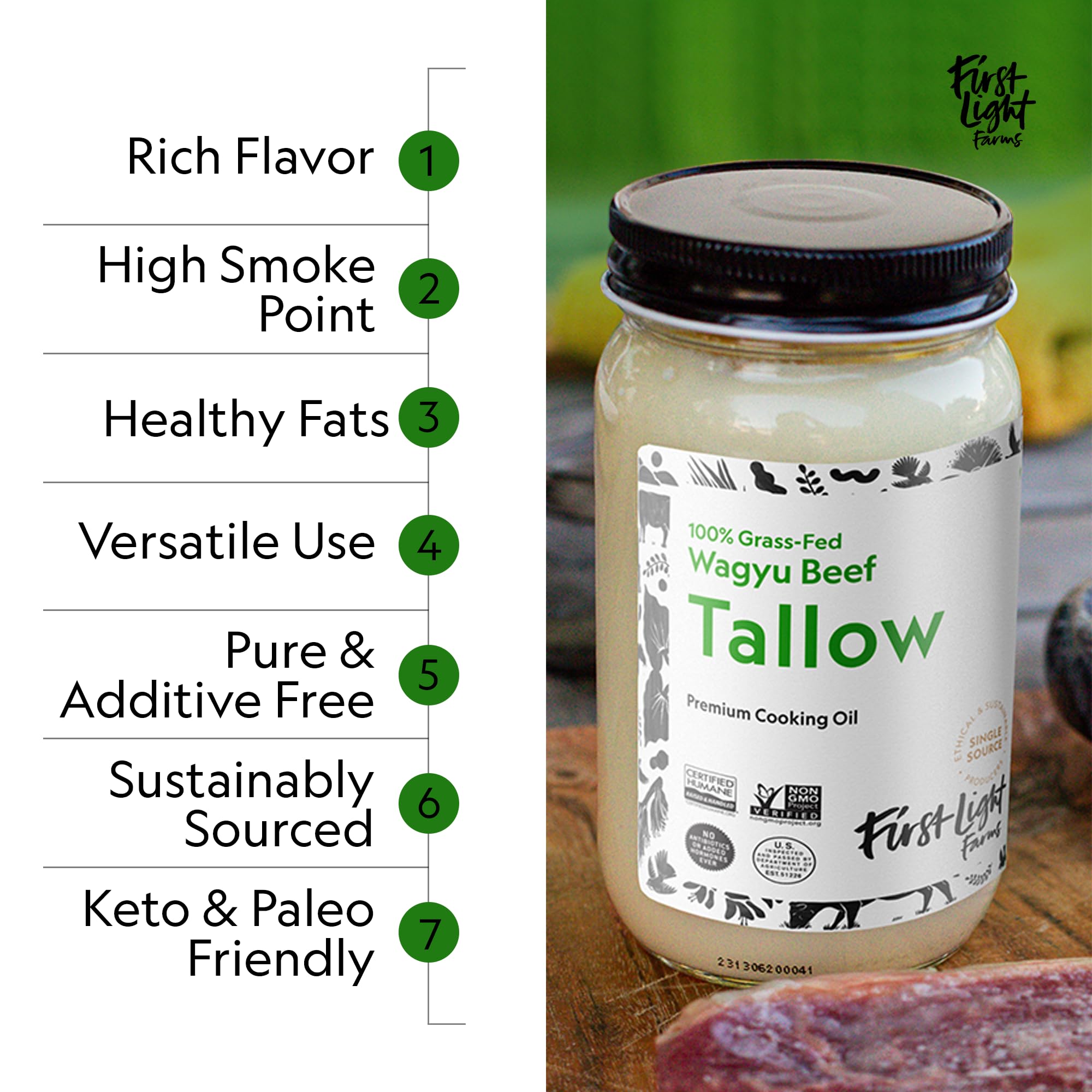First Light Wagyu Tallow finished dish concept shows rich flavor potential