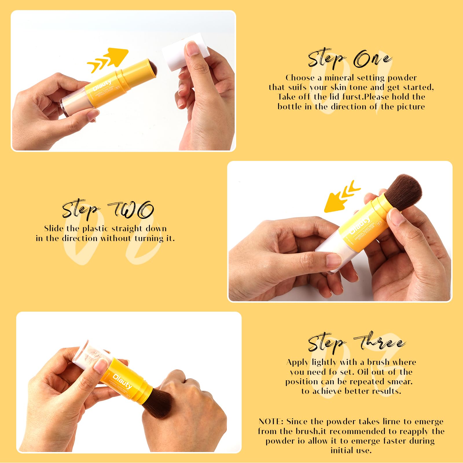 Firstfly face application helps set makeup and protection