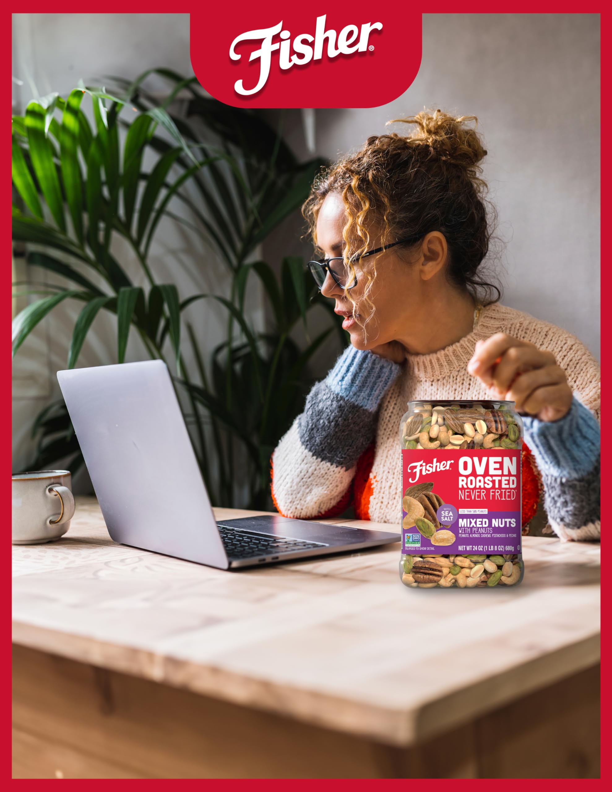 Fisher brand history image reflects a century of quality from orchard to kitchen.