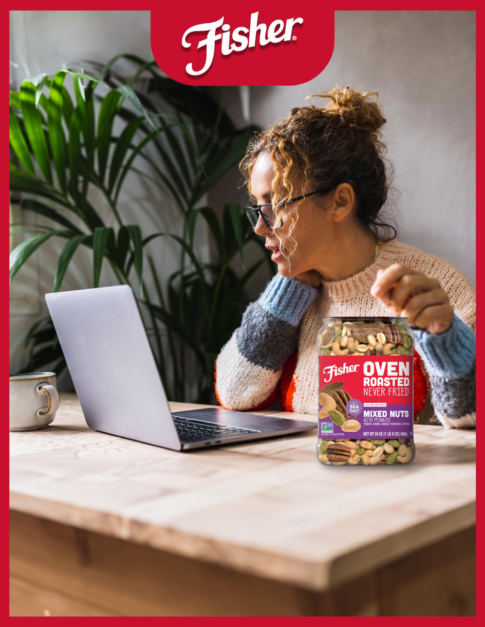 Fisher brand history image reflects a century of quality from orchard to kitchen.