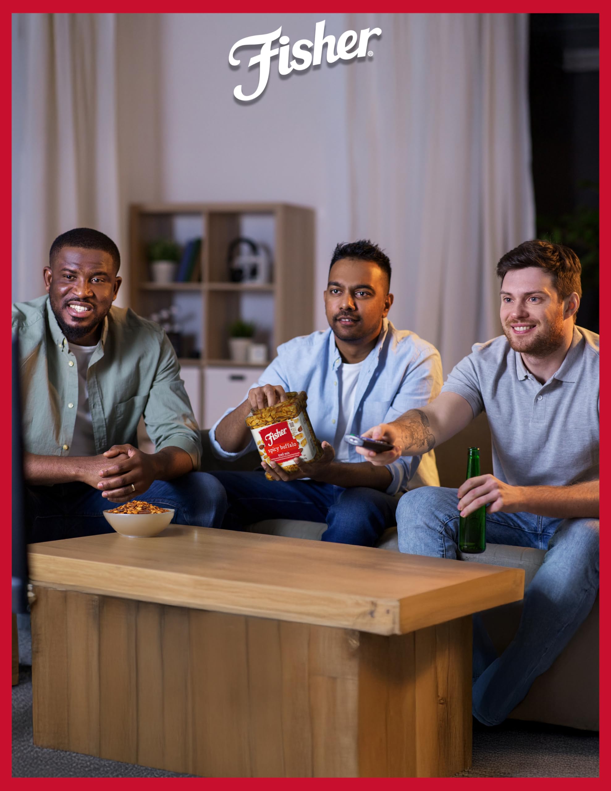 Fisher Chefs Naturals brand heritage signals trusted quality behind every handful