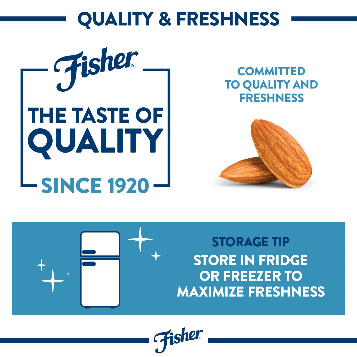 Fisher Chef's Naturals gluten-free almonds suit gluten-free baking and snacking.