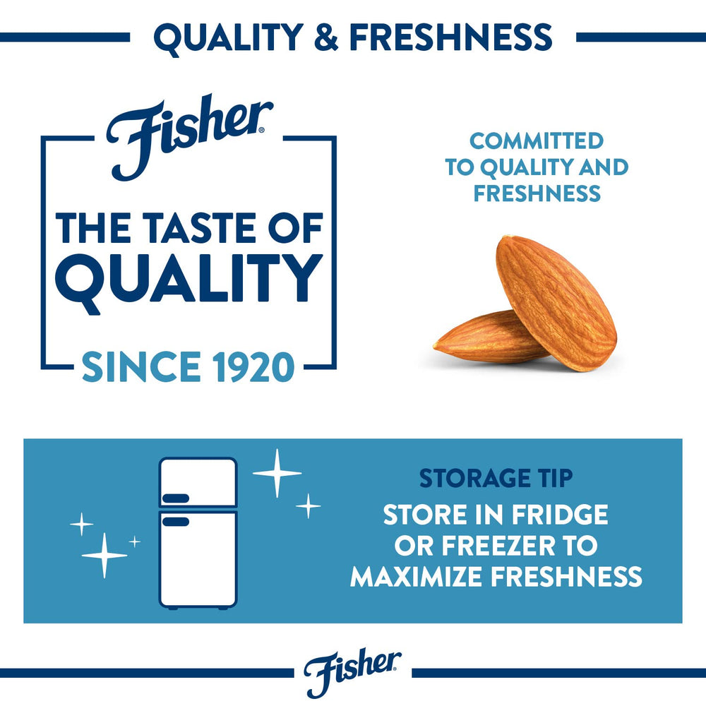 Fisher Chef's Naturals gluten-free almonds suit gluten-free baking and snacking.
