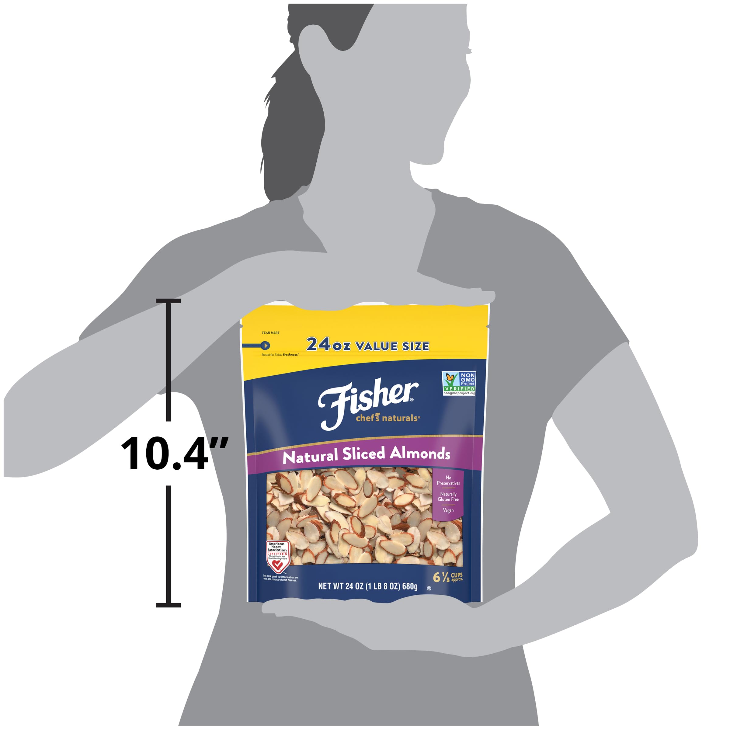 Fisher Chef's Naturals sliced almonds in desserts add crunch and aroma.