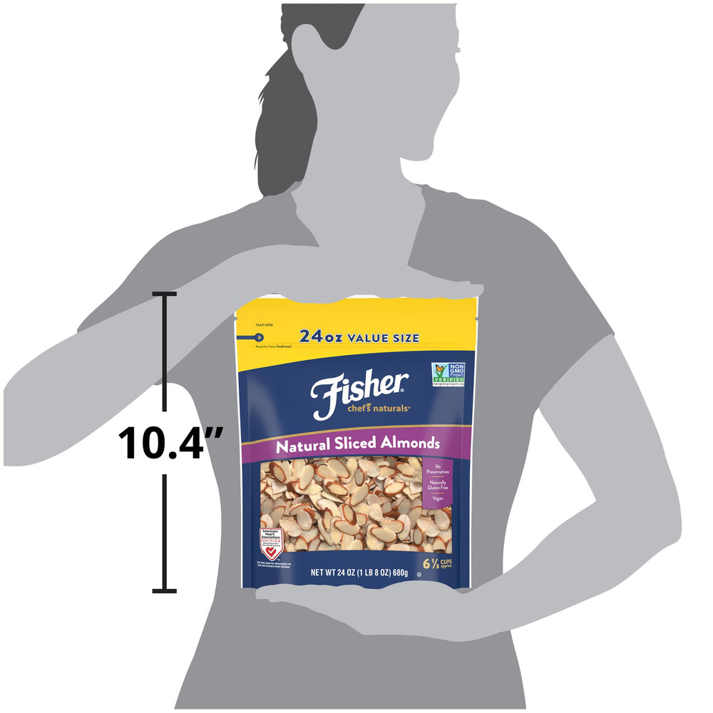 Fisher Chef's Naturals sliced almonds in desserts add crunch and aroma.