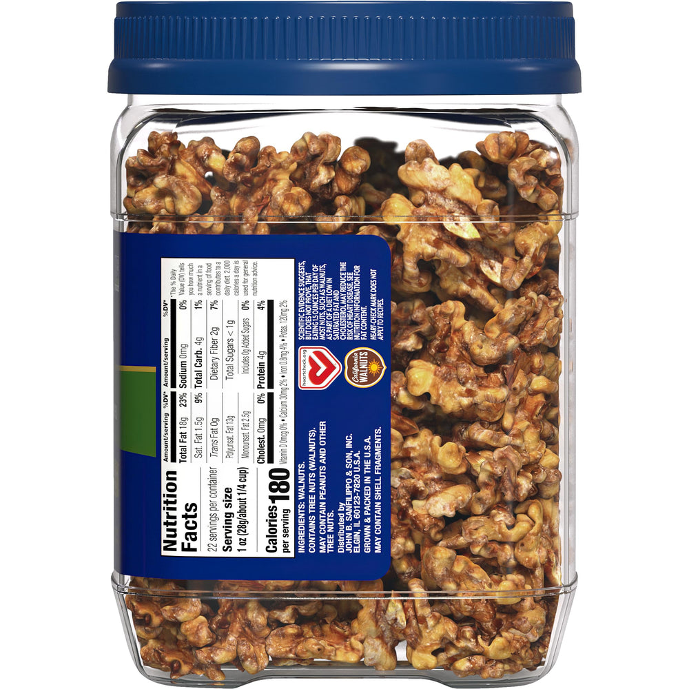 Fisher Chef's Naturals walnut chopped, versatile for salads and vegan dishes.