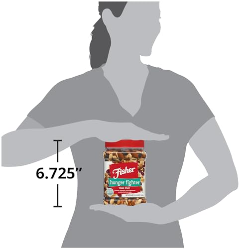 Fisher Chef's Naturals Hunger Fighter Trail Mix suitable for kids and adults for busy days.