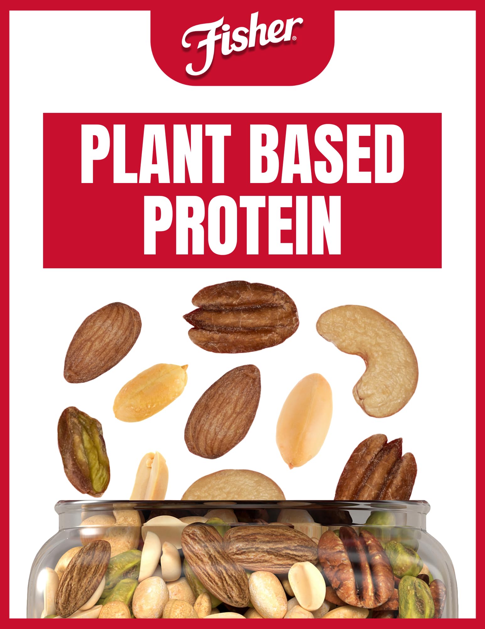 Fisher nuts on the go snack pack ready to fuel busy days.
