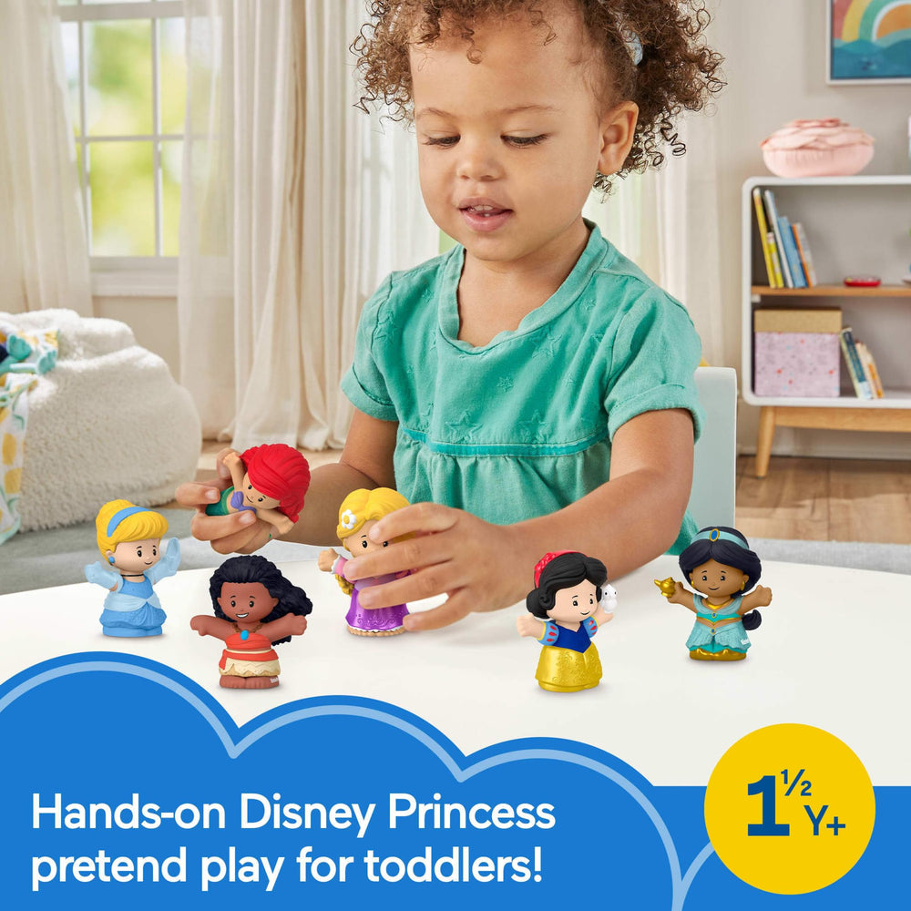 Fisher-Price Little People Cinderella figure for imaginative play and storytelling.