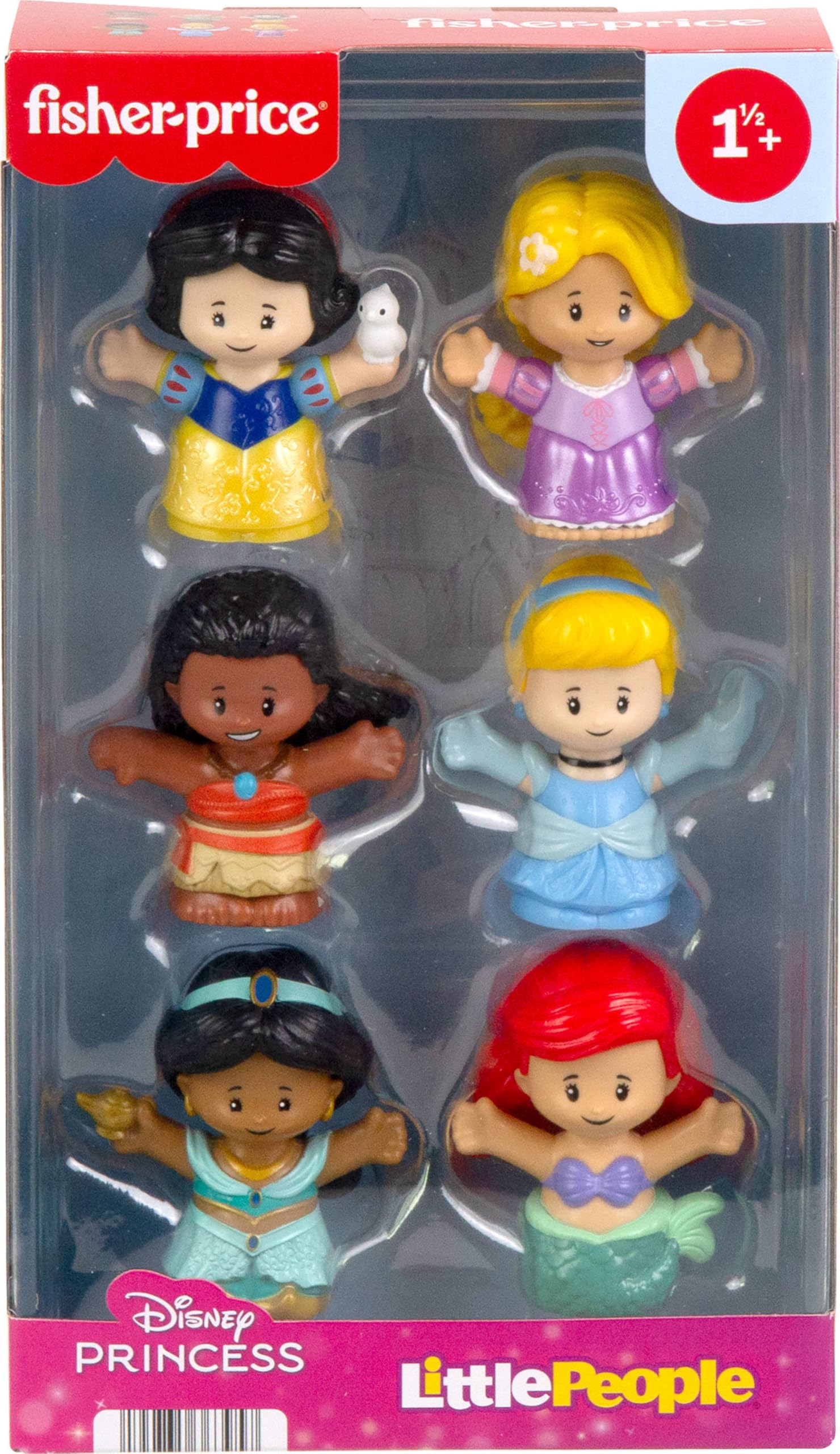Fisher-Price Little People Rapunzel figure for princess play and storytelling.