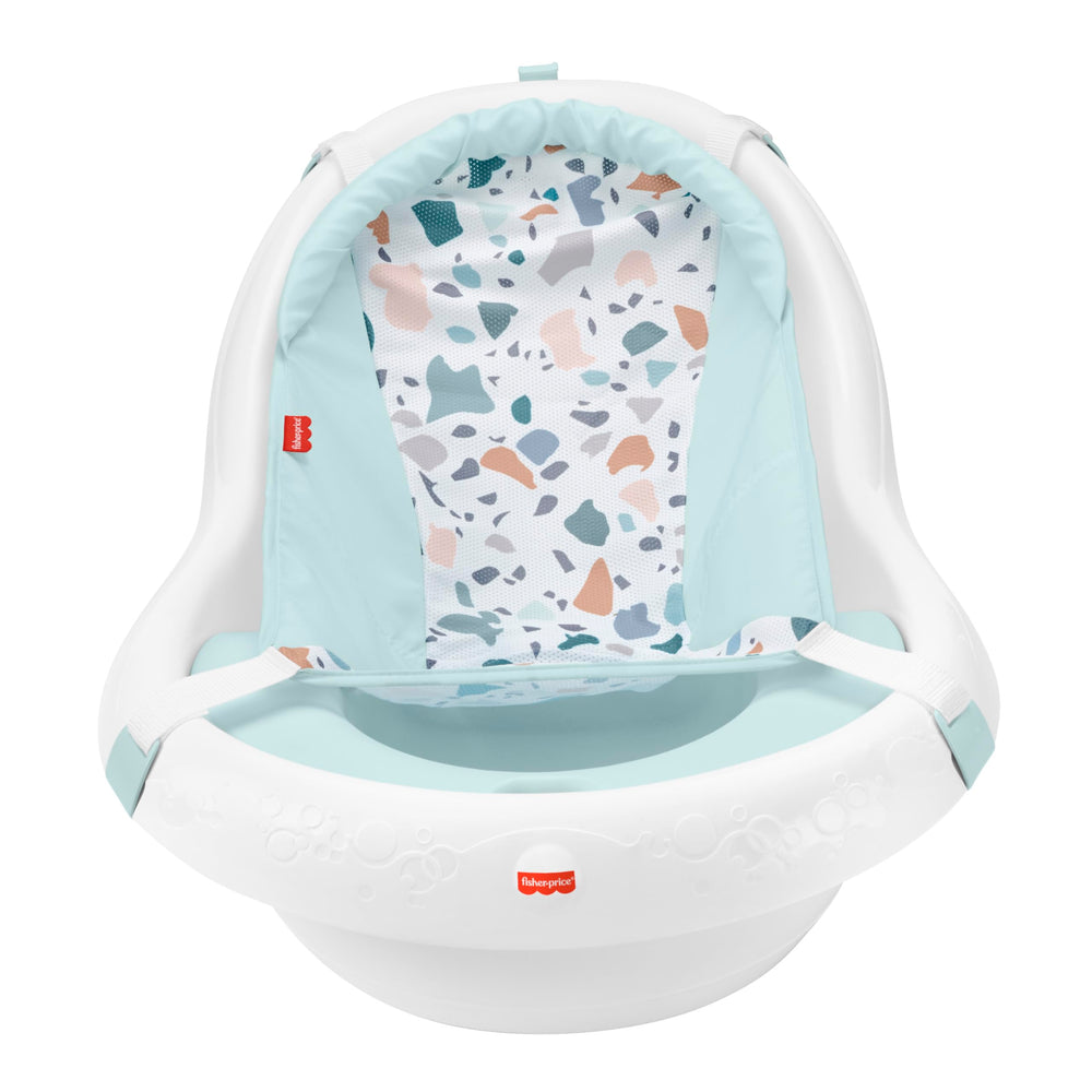 Fisher-Price tub fits sinks and adult bathtubs for versatility