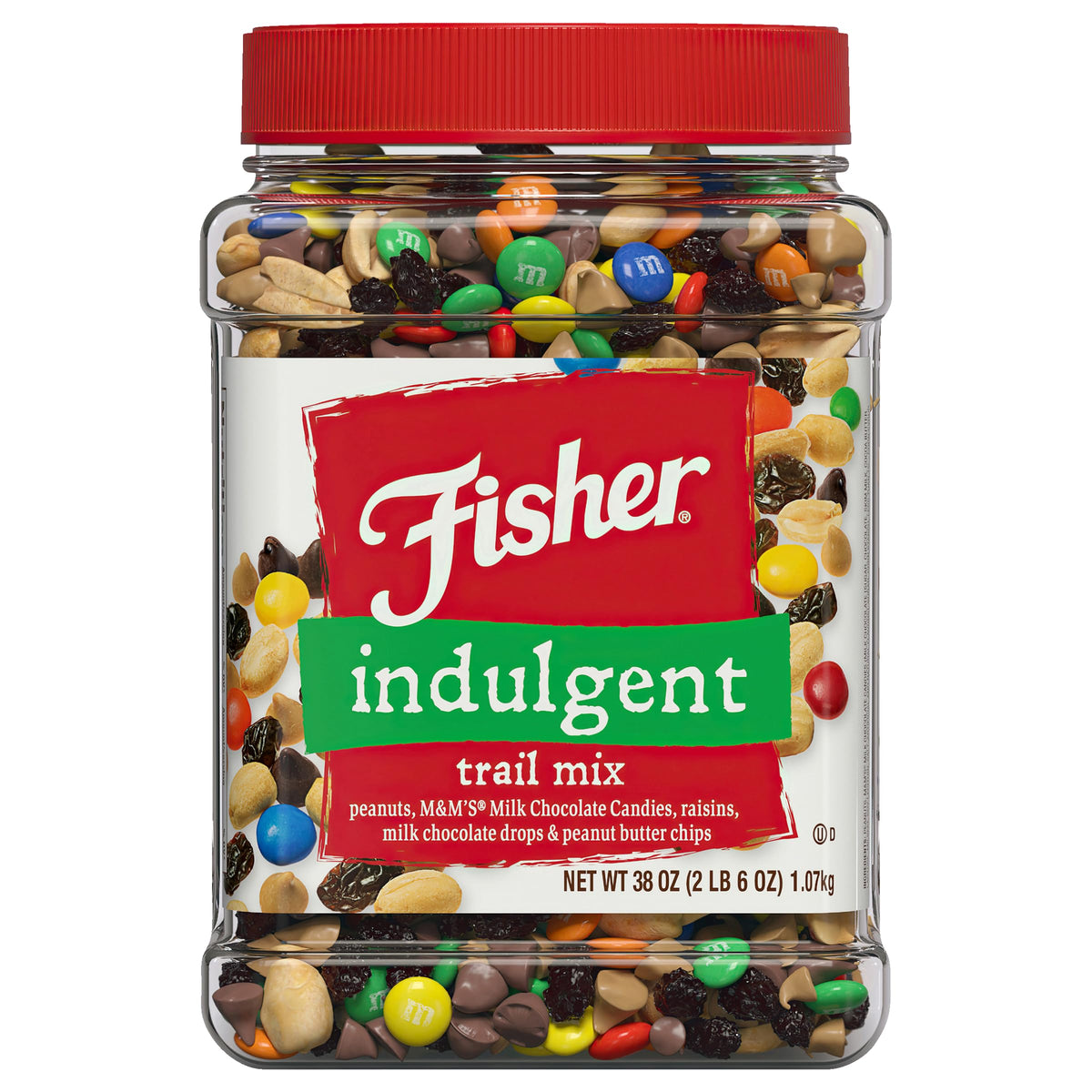 Fisher Snack Indulgent Trail Mix peanuts for on-the-go snacking