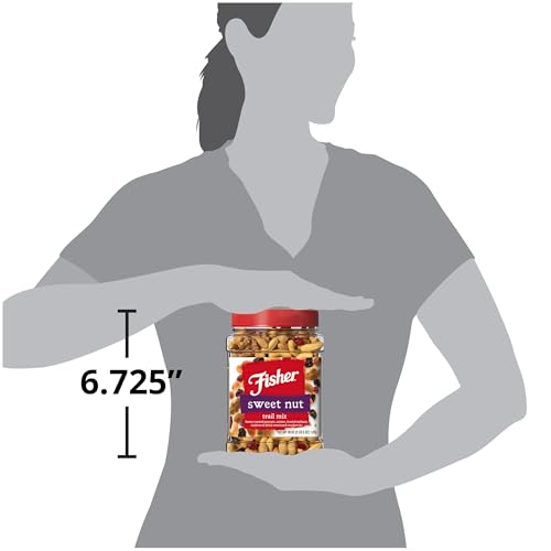 Open Fisher's canister showing textured mix and ingredients