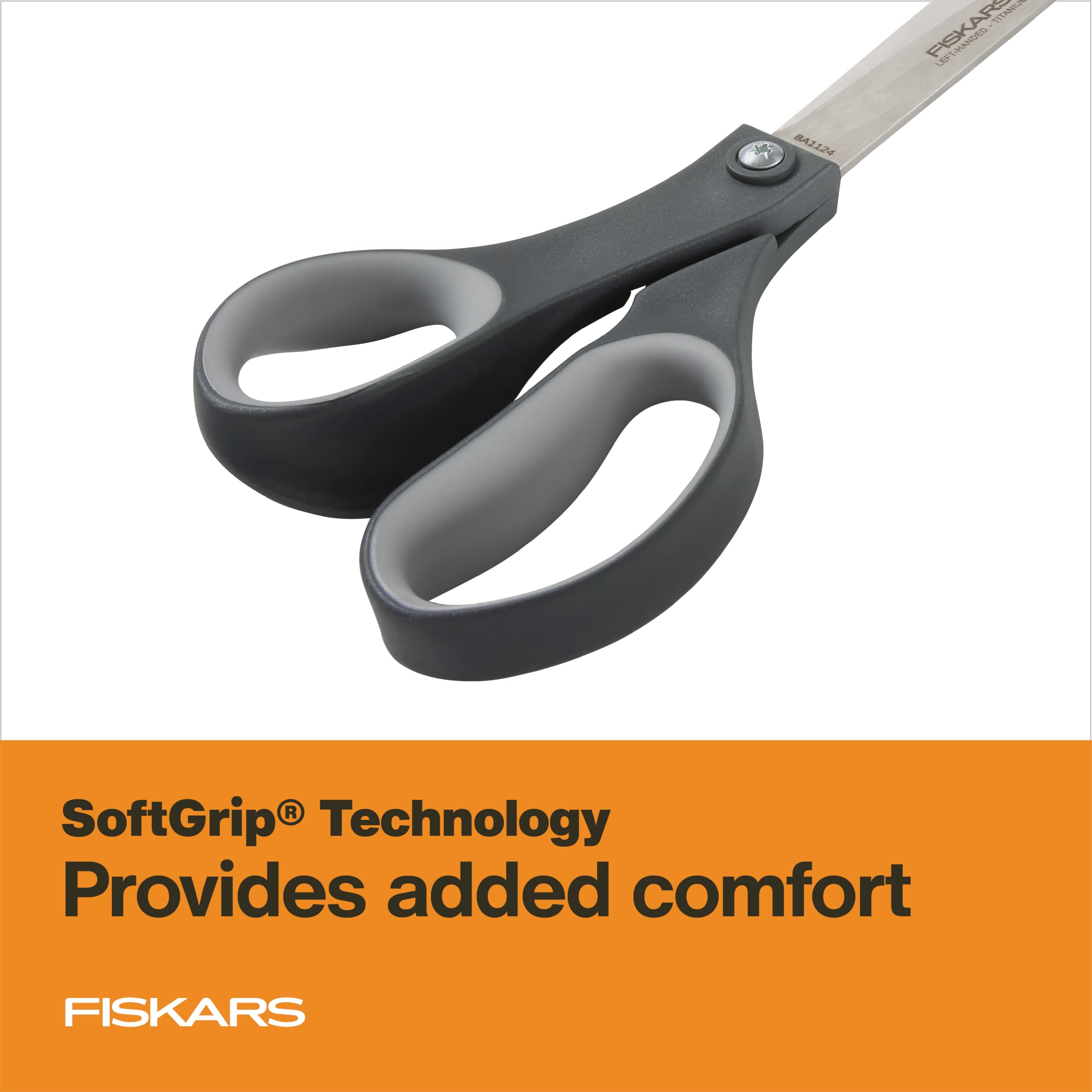 Fiskars 8-inch blades stay sharp longer during ongoing paper and cardboard work.