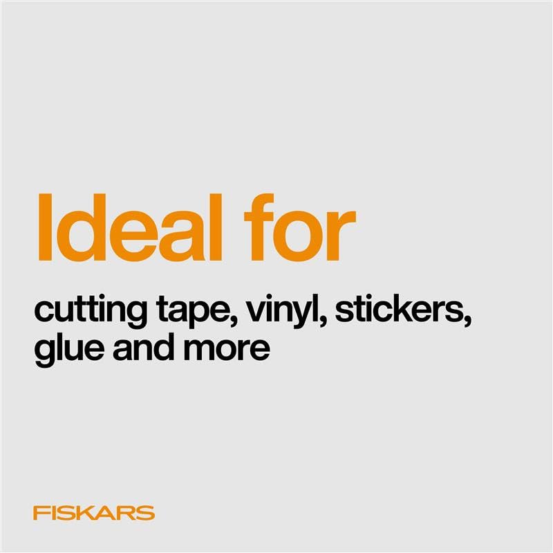 Fiskars Micro Trip Scissors double-loop SoftGrip for steady control
