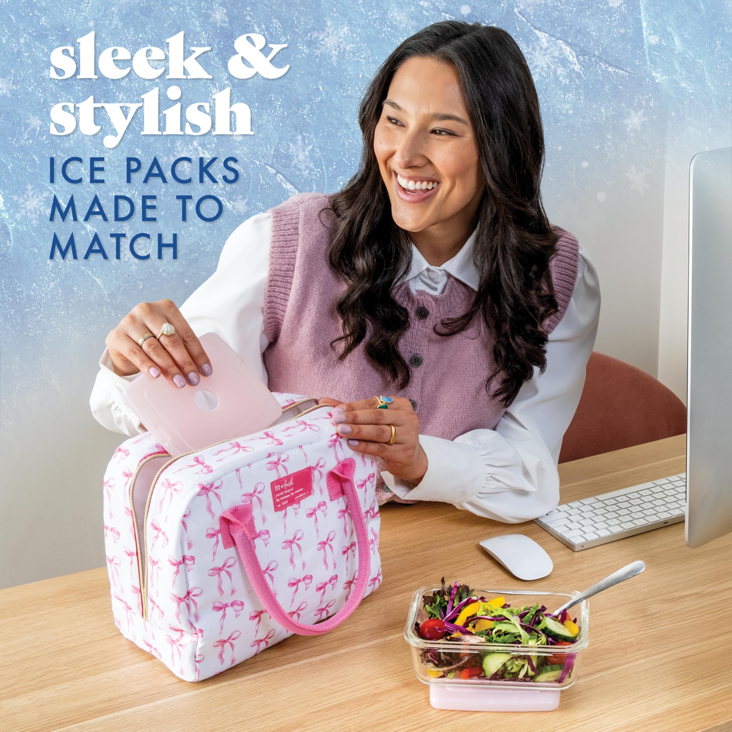 Fit & Fresh Cool Coolers leakproof design keeps snacks intact.