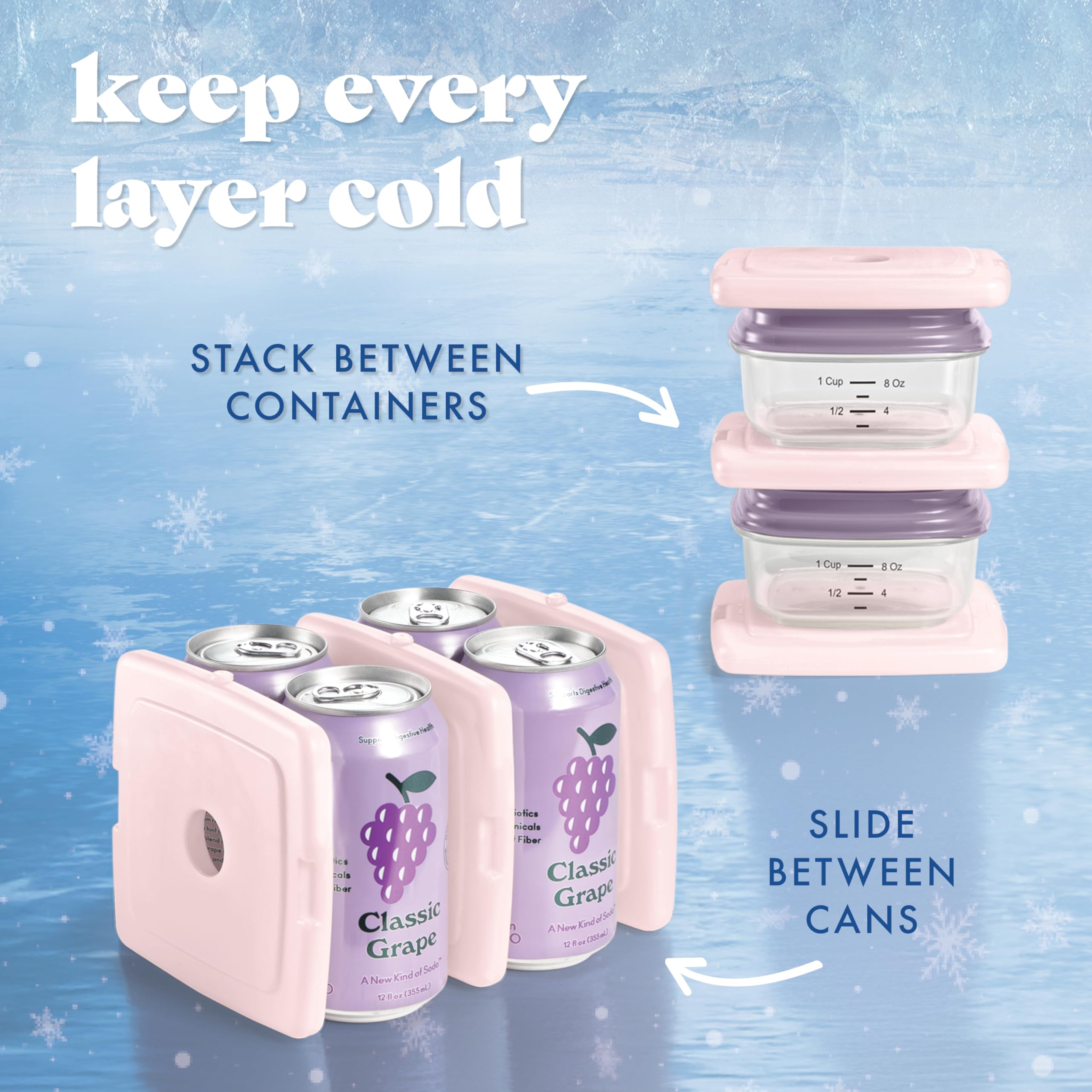 Fit & Fresh Cool Coolers in a commuter-style cooler bag.