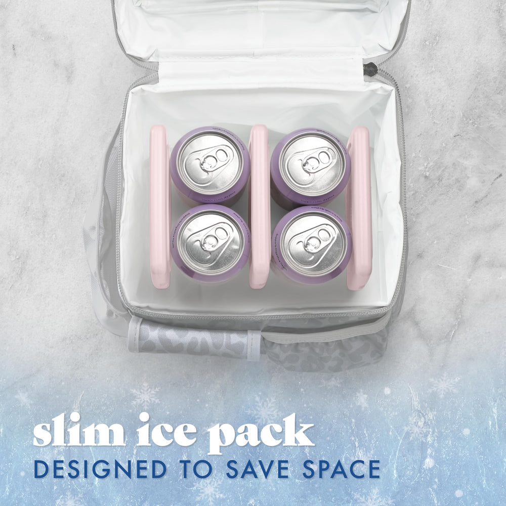 Fit & Fresh Cool Coolers stacked beside bottles for even cooling.