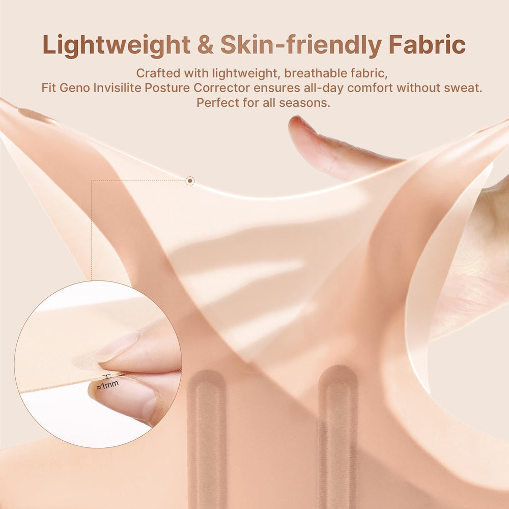 Fit Geno Invisilite model side view shows slim profile under clothing
