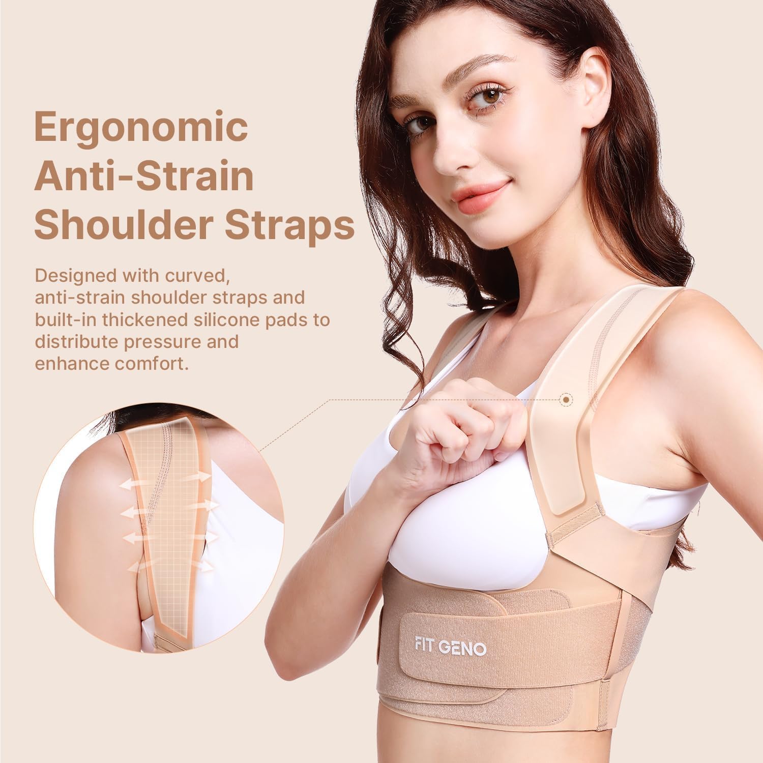 Fit Geno Invisilite neck and shoulder relief with breathable fabric