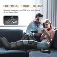 Fit King heat therapy segments delivering comforting warmth to legs