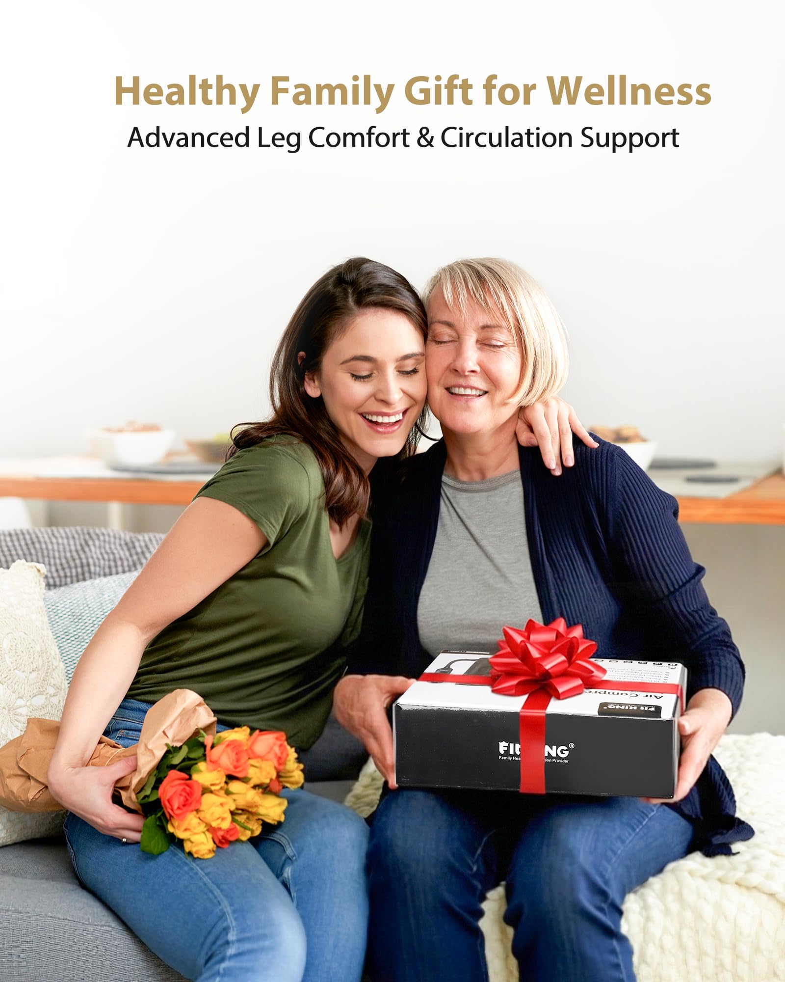 FIT KING leg massager no-heat design keeps sessions comfortable and safe.