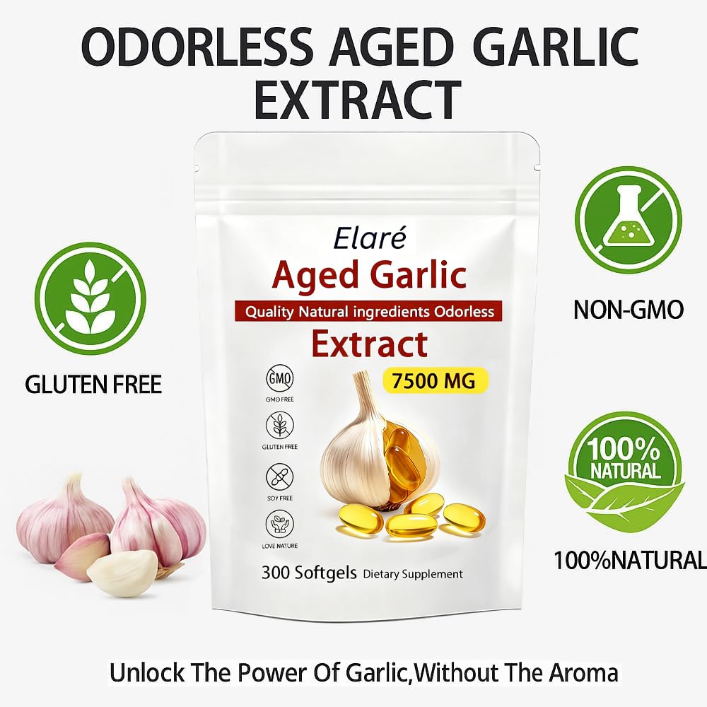 Gluten-free, dairy-free, soy-free FITactic garlic softgels for sensitive diets