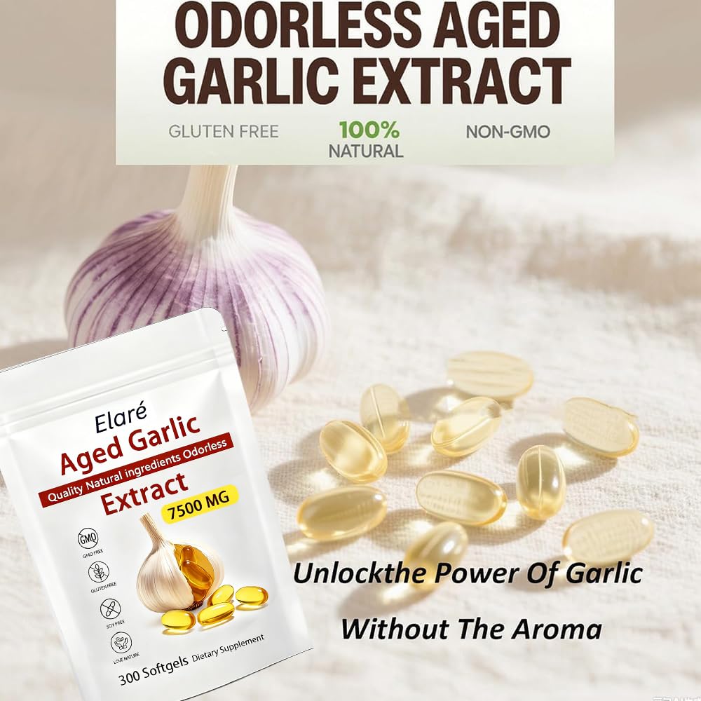 Odorless garlic capsules from FITactic ideal for gentle digestion