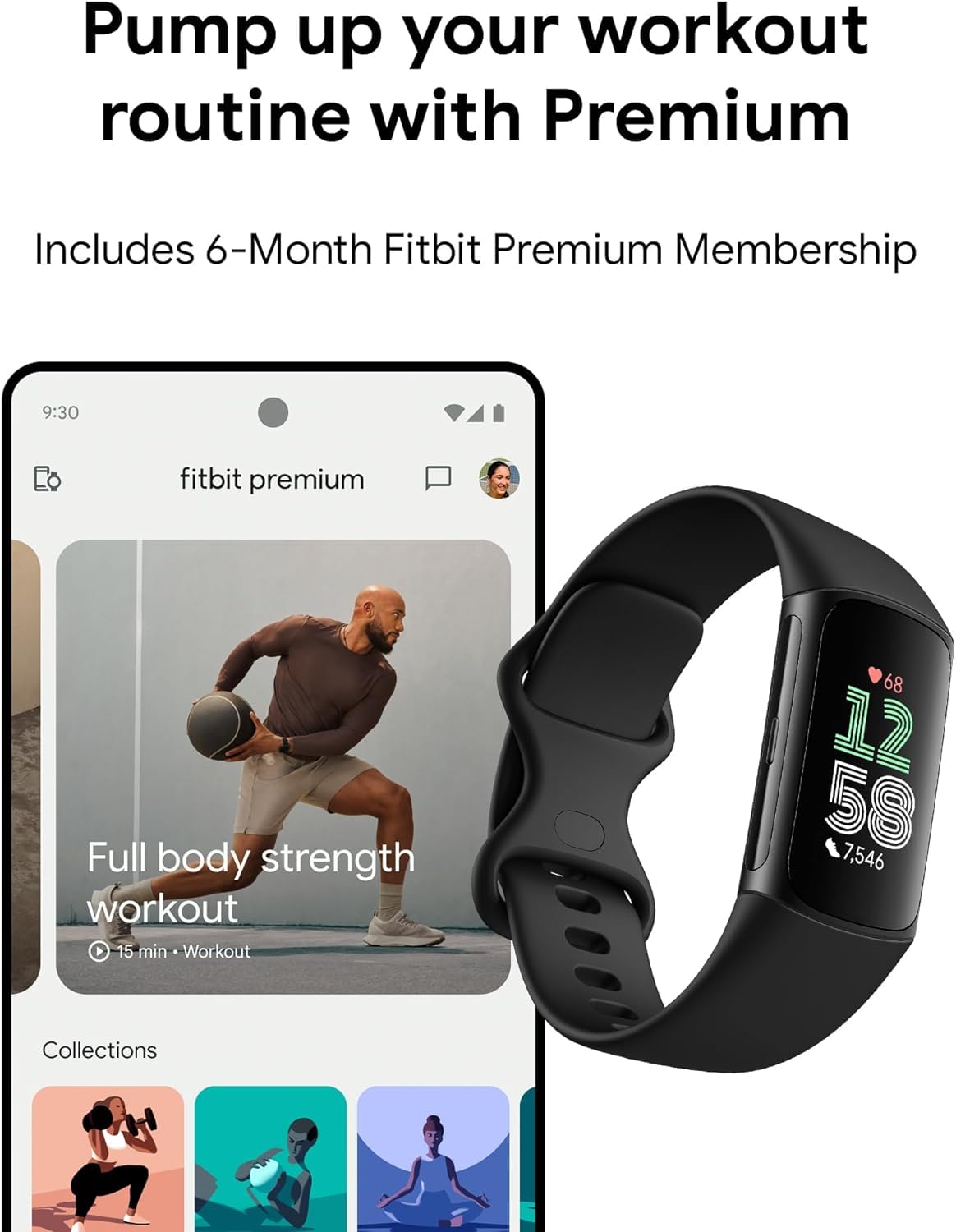 Fitbit Charge 6 health insights, personalized wellness guidance.