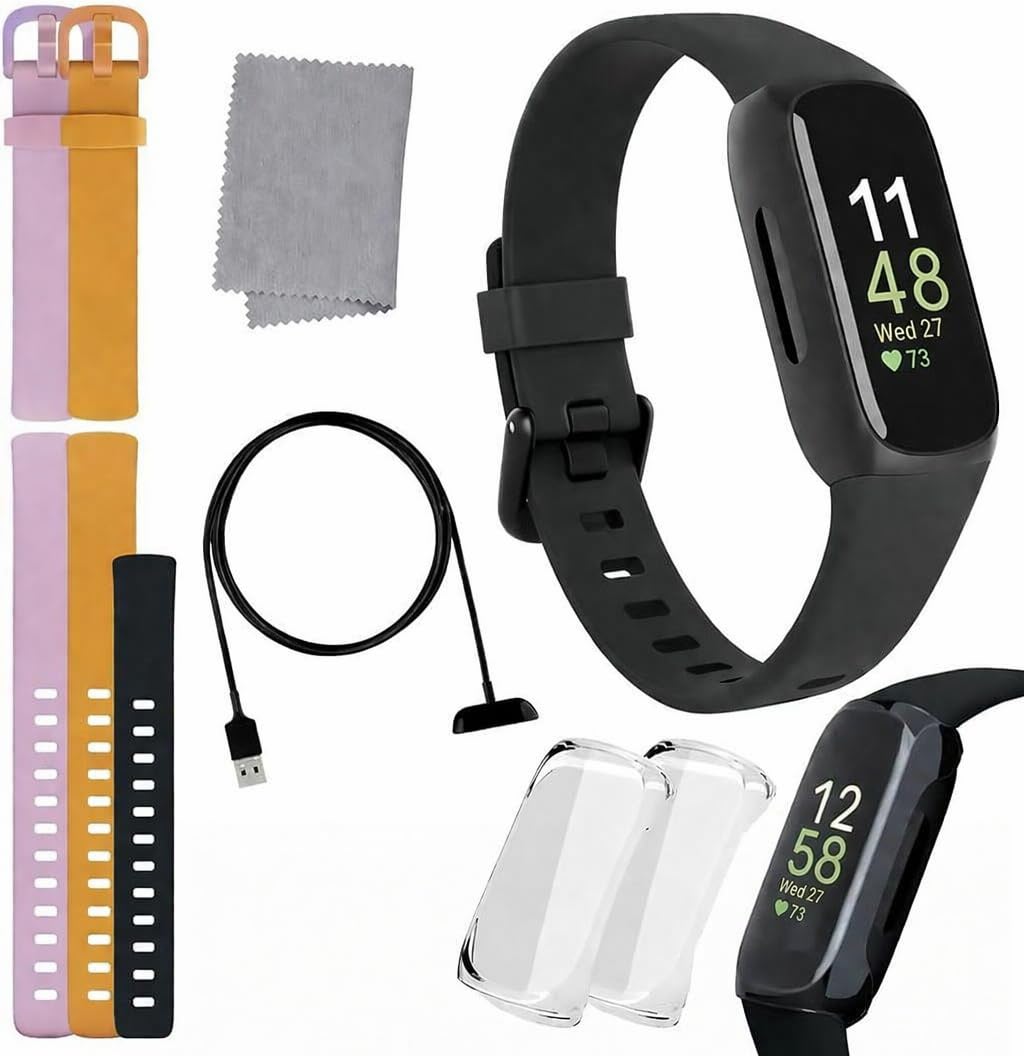 Fitbit Inspire 3 with small wristband for comfortable all-day wear and step tracking