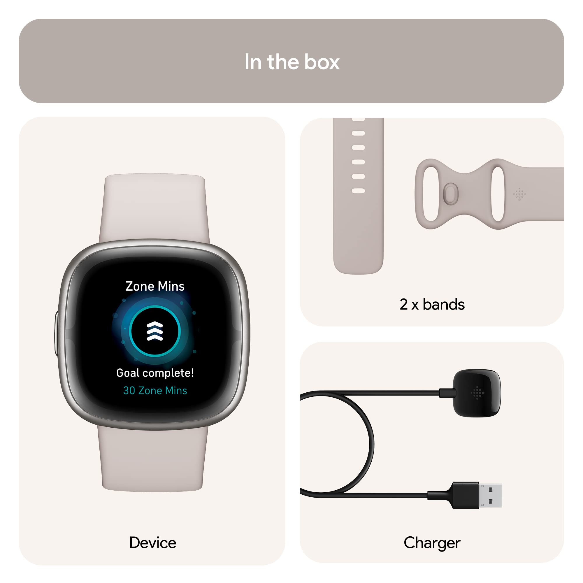 Fitbit Sense 2 quick-charge battery life offering longer use.