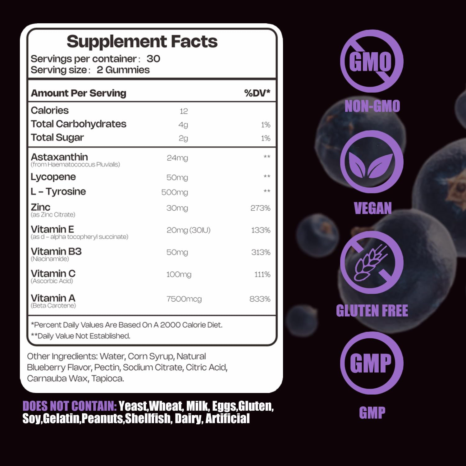 Closeup texture of FitEval Tanning Gummies shows soft, chewy consistency for easy daily enjoyment.