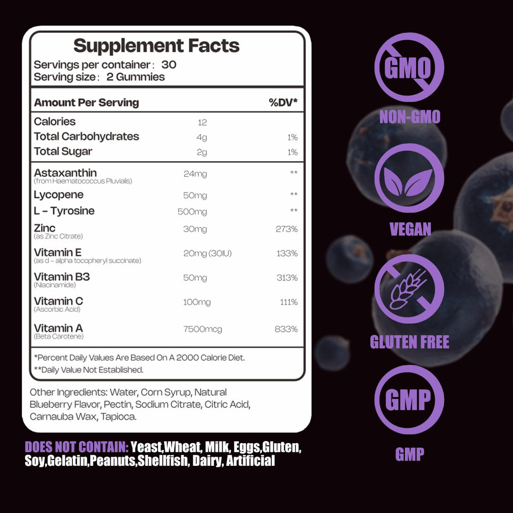 Closeup texture of FitEval Tanning Gummies shows soft, chewy consistency for easy daily enjoyment.