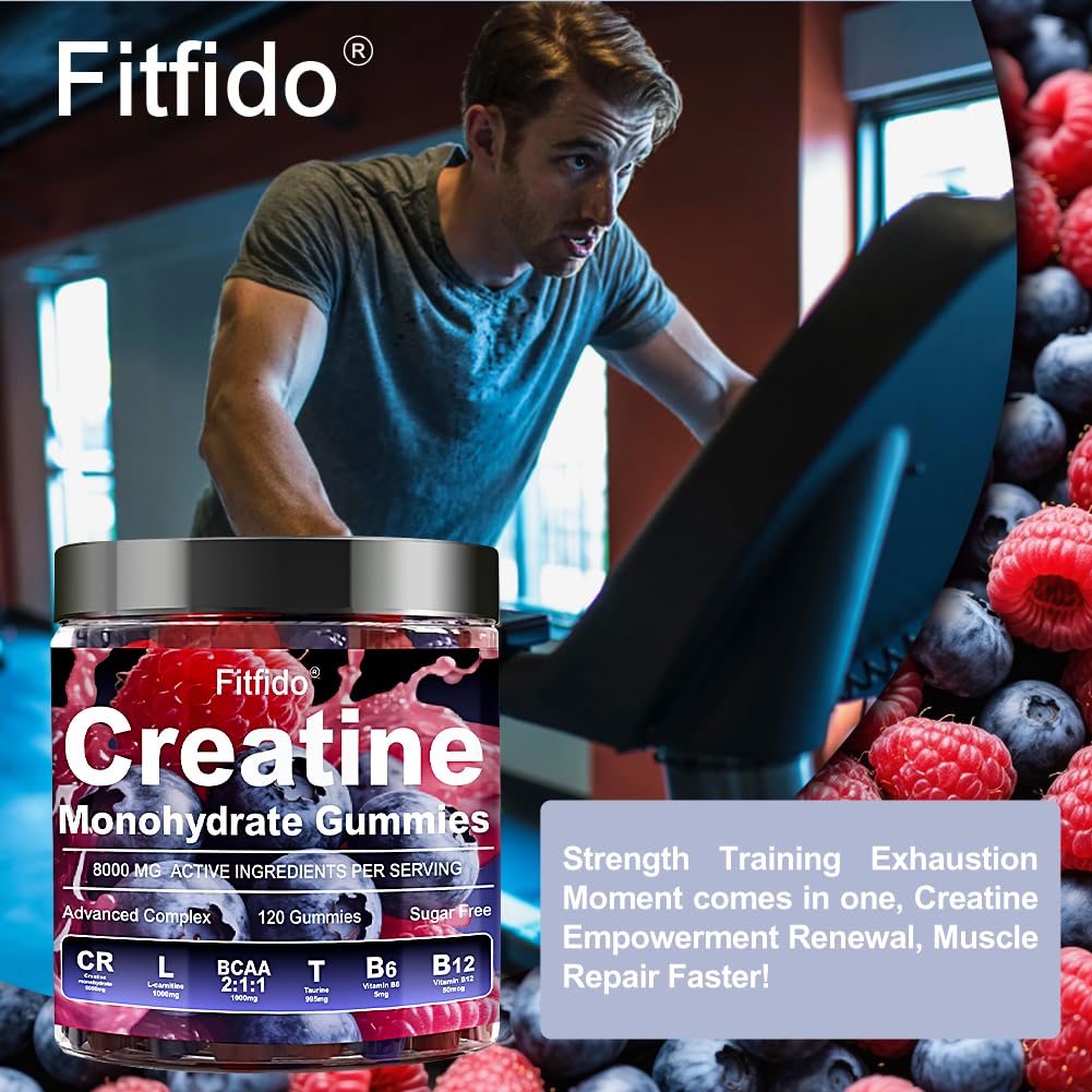 Gummies in a gym bag demonstrating convenient pre- or post-workout use