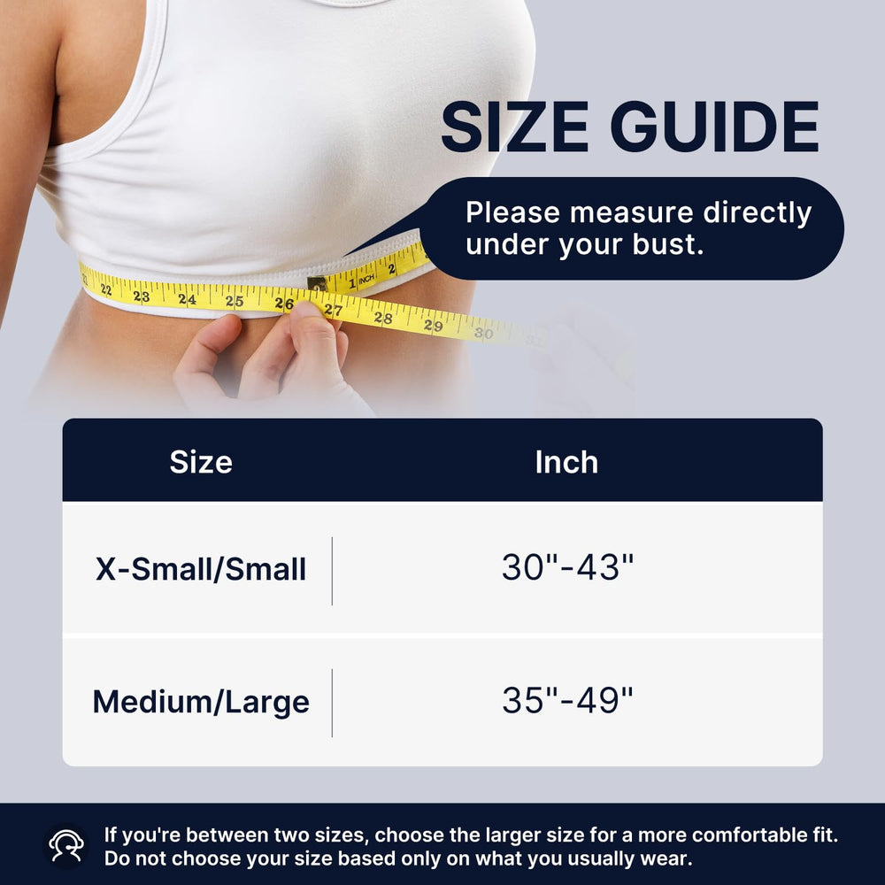 Fit Geno Posture Corrector discreet under-clothes wear for anytime use.