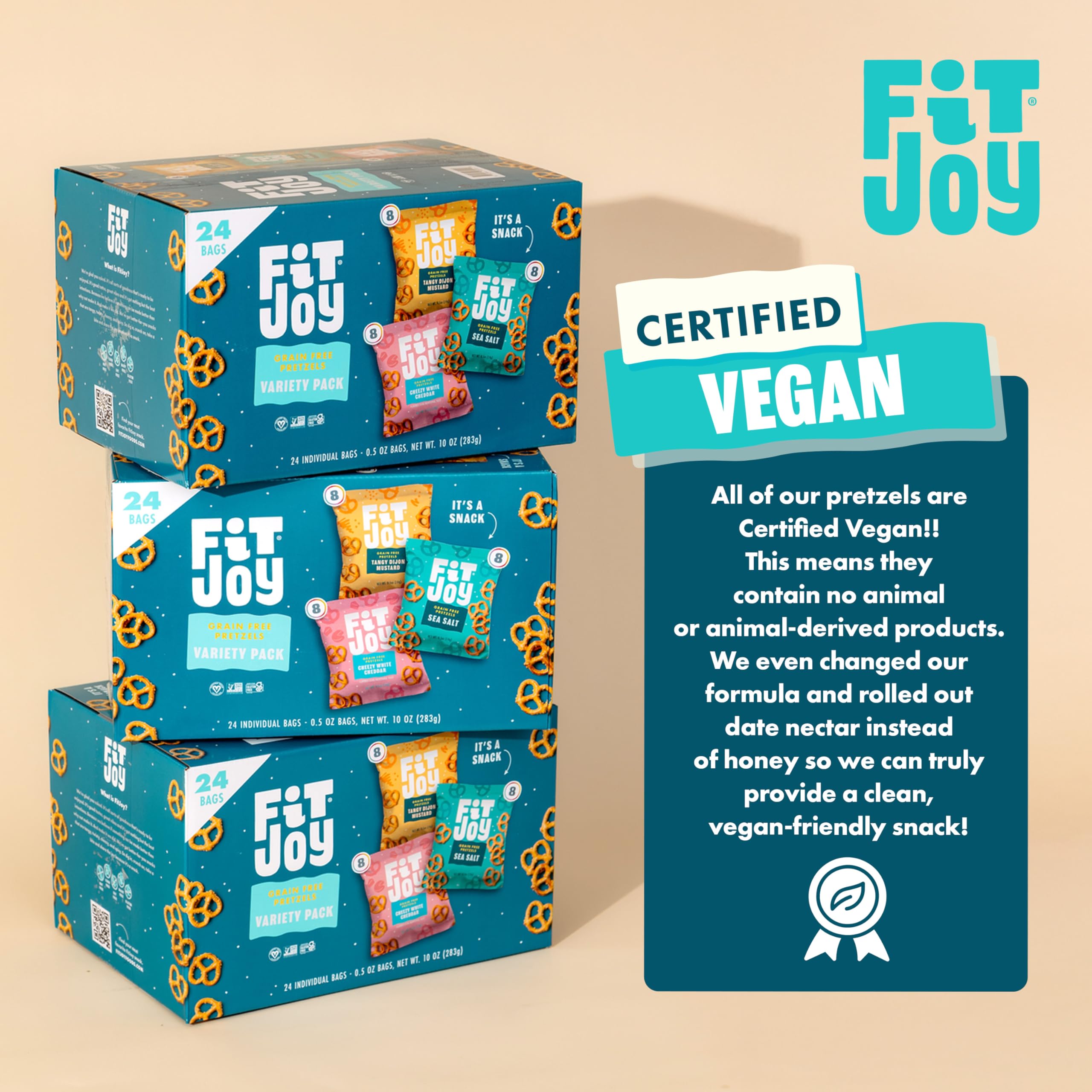 FitJoy On-the-go Snack 24-pack ideal for parties and travel