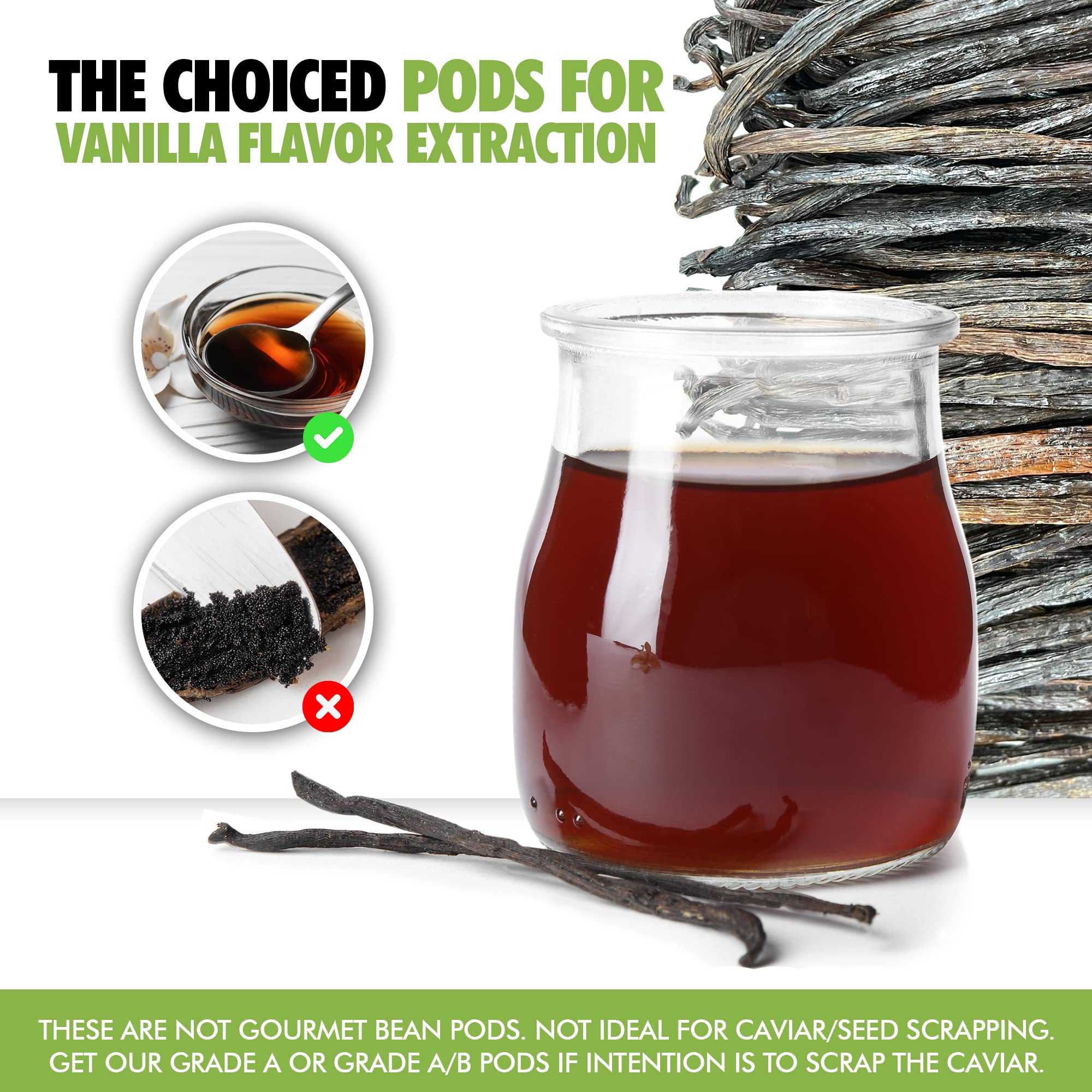 FITNCLEAN bourbon-conditioned pods for deeper vanilla aroma in recipes