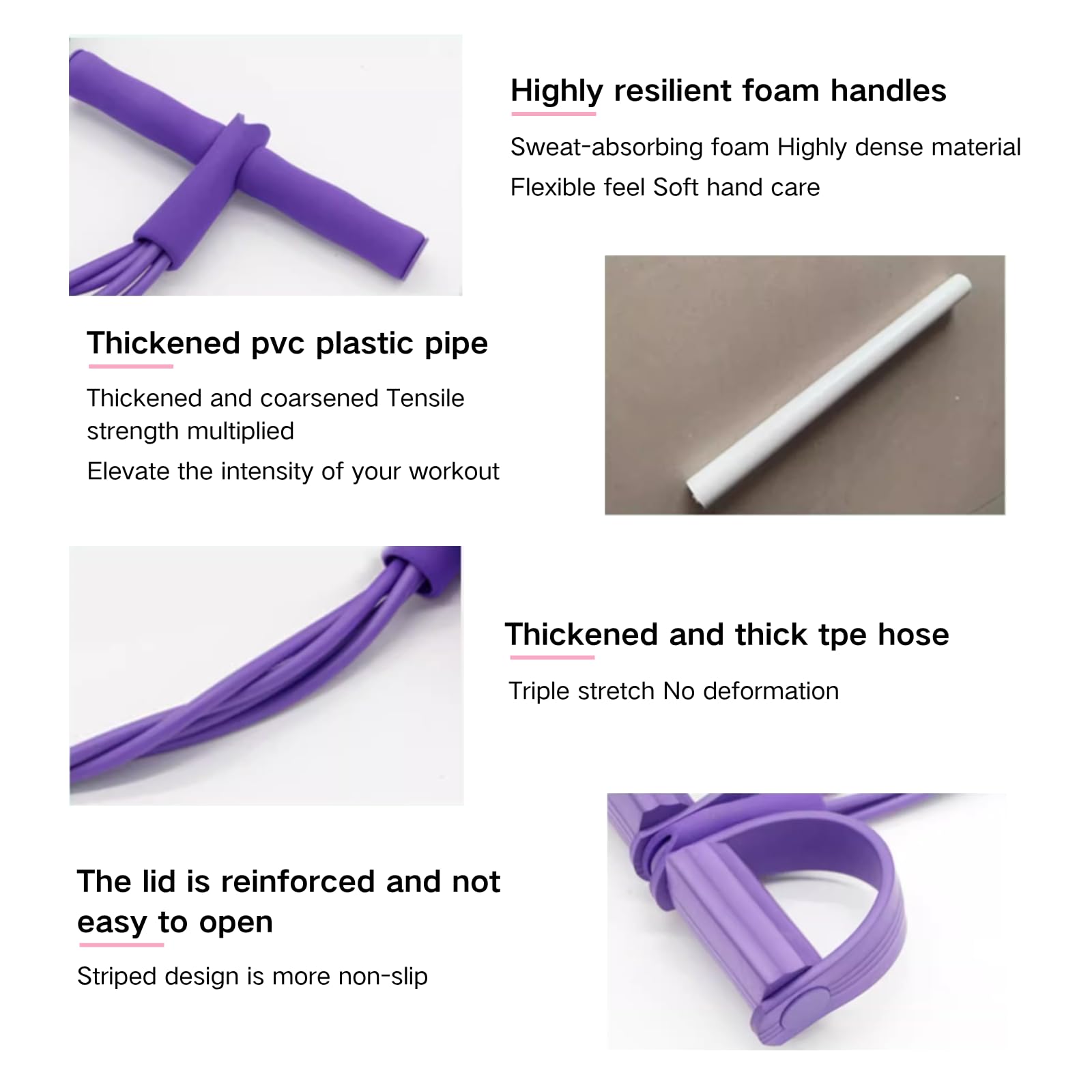 Fitness resistance bands set used at home for warmups and HIIT.