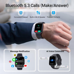 Fitpolo smartwatch enabling Bluetooth calls from your wrist
