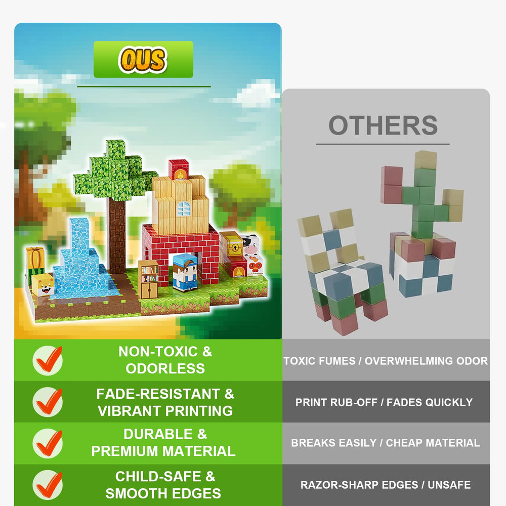 Fitrobust classroom set supports group play and cooperative building projects.