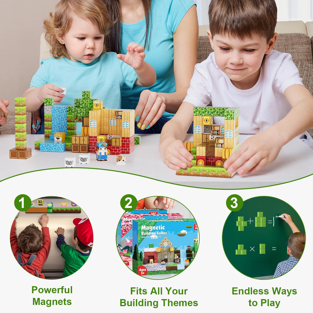 Fitrobust family bonding activity for weekends with creative cube building.