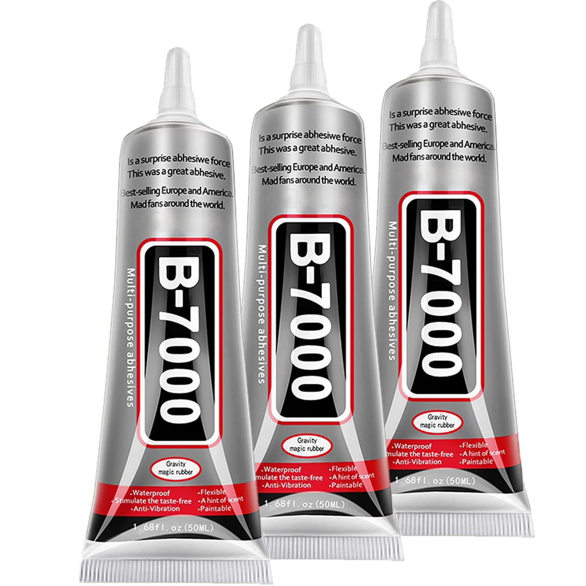 FITTDYHE B7000 glue bottle with clear adhesive for discreet repairs
