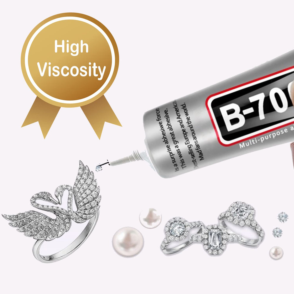 FITTDYHE B7000 for phone repair and crafts with clear, durable bonding