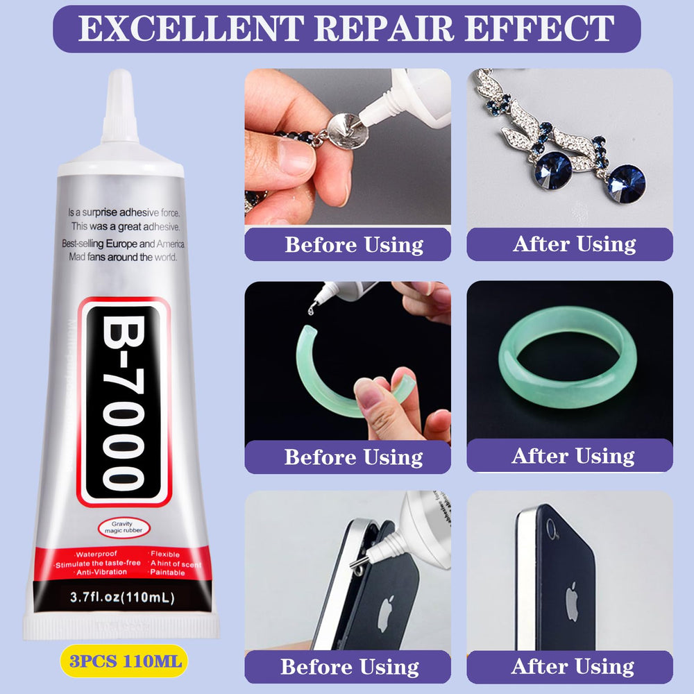 B7000 glue used for phone repair and small restorations.