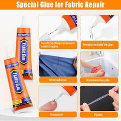 Precision nozzle and cap prevent clogs and control application.