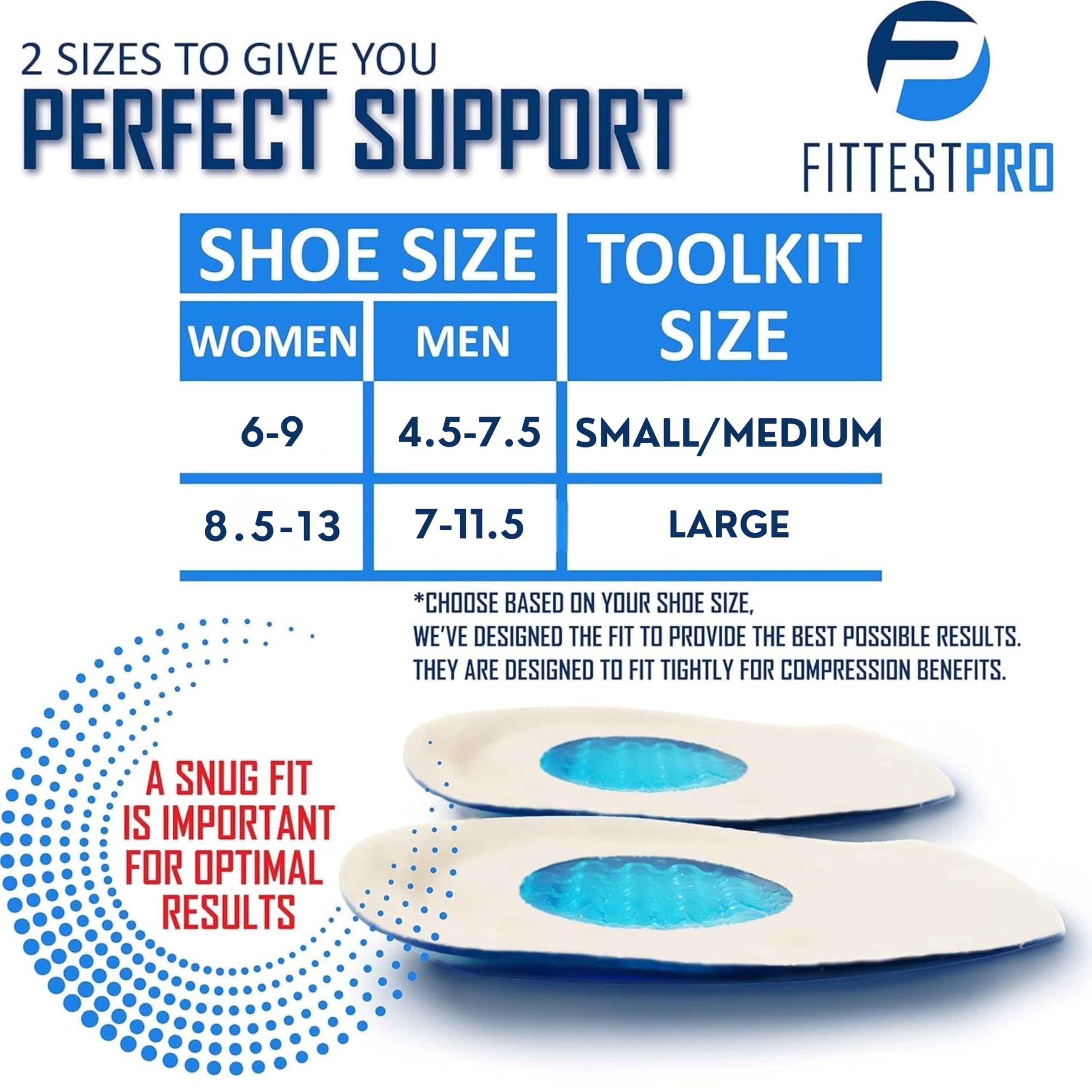 Fittest Pro ankle wrap and heel support image highlights secure, comfortable ankle stabilization