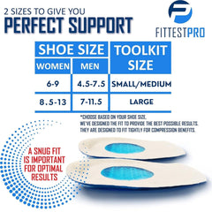 Fittest Pro ankle wrap and heel support image highlights secure, comfortable ankle stabilization