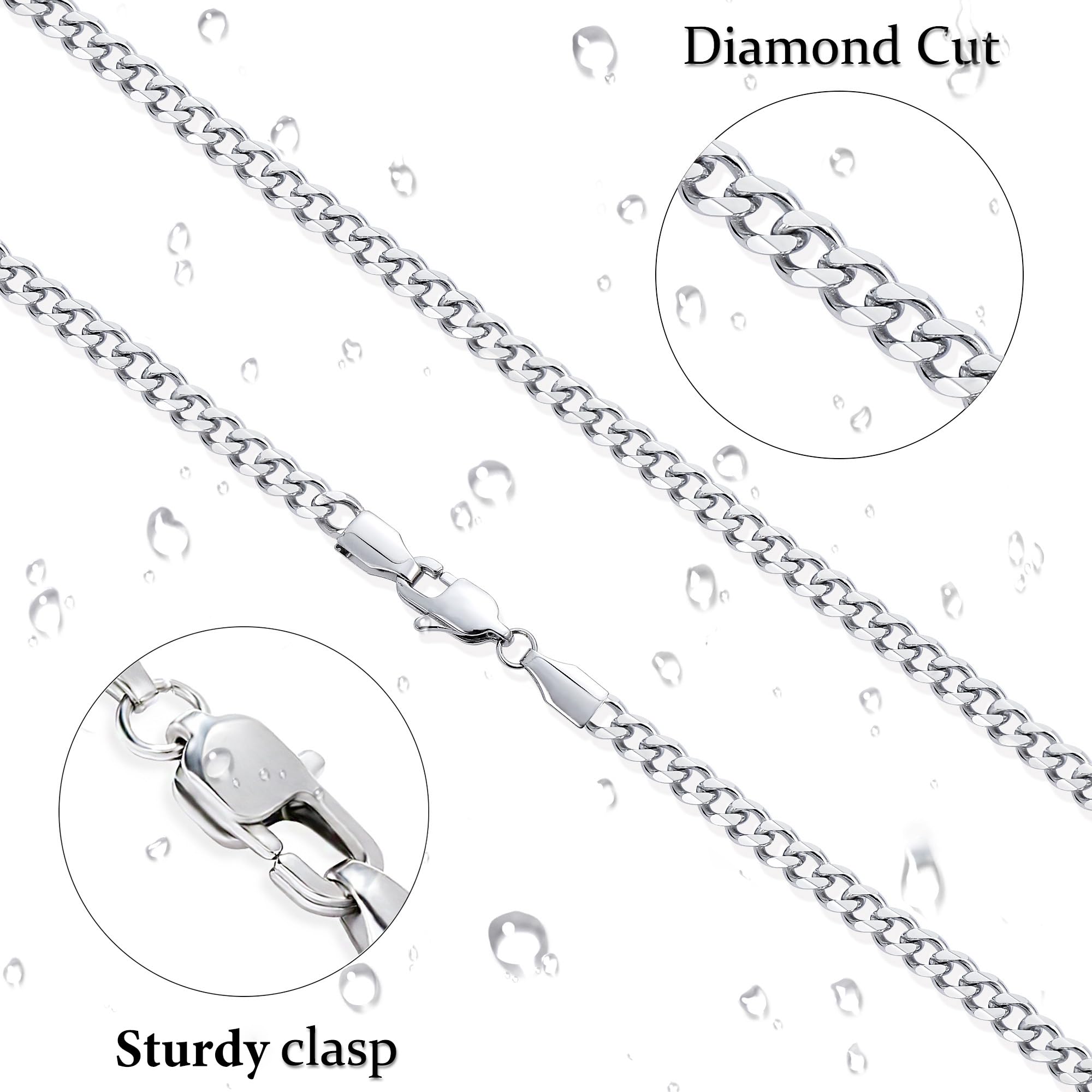 Fiusem diamond-cut links design reflects light