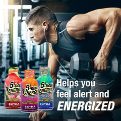 Five-hour ENERGY Watermelon bottle provides refreshing flavor and alertness during busy days.