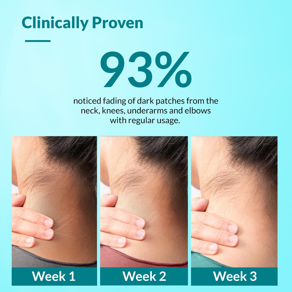 Non-greasy formula leaves a comfortable finish after applying FIXDERMA Nigrifix.